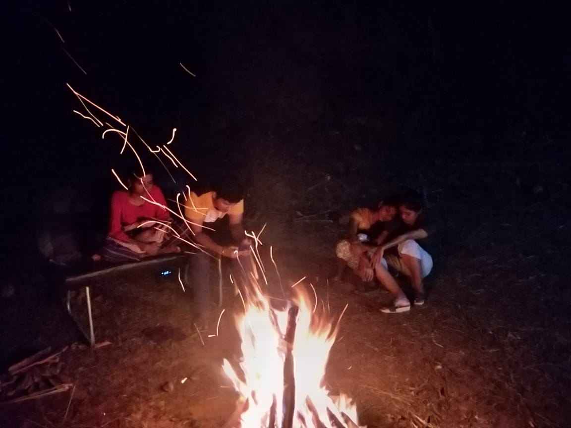 Bonfire night at Friends Valley