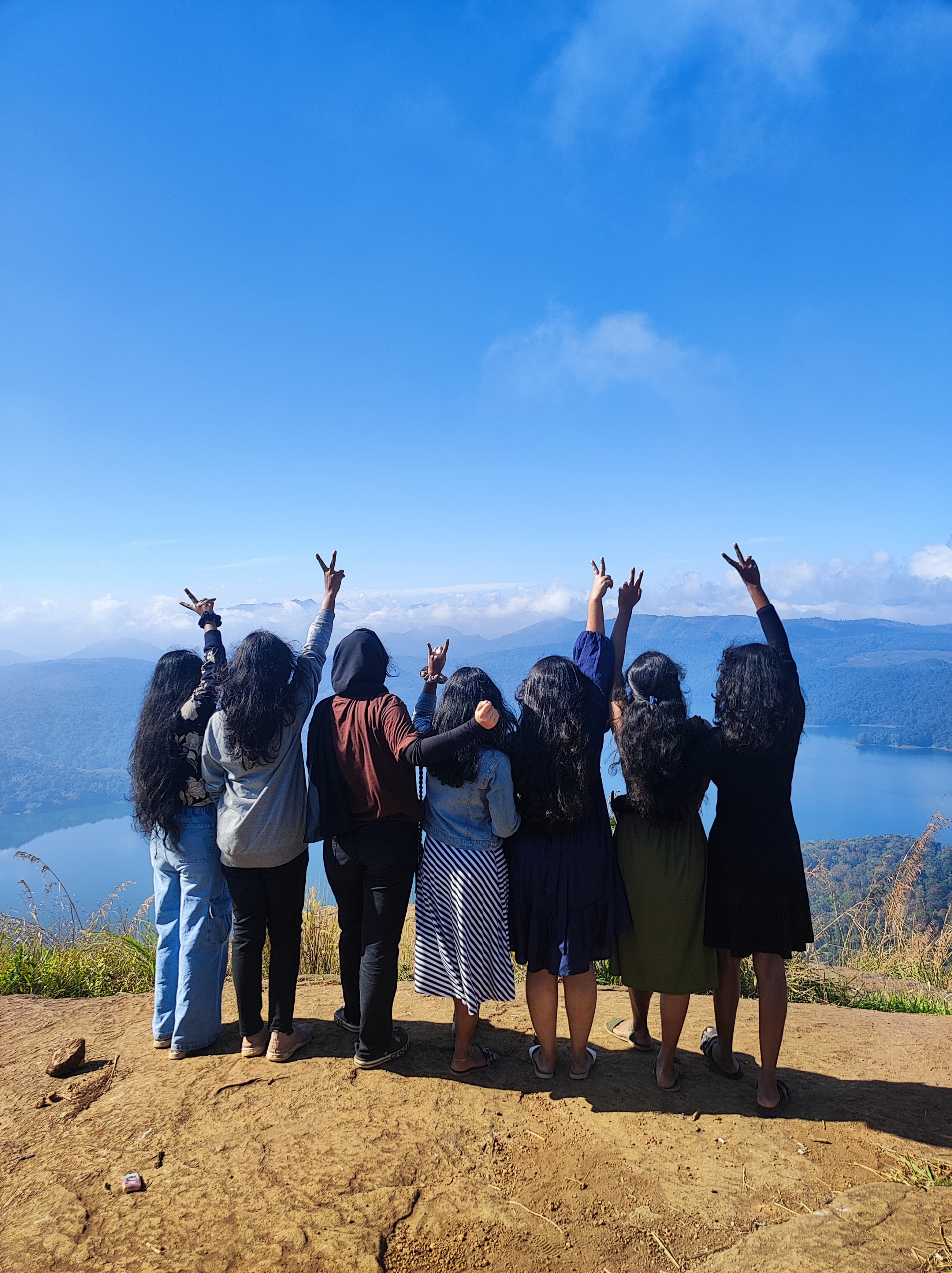 Guests enjoying the views at Calvary Mount